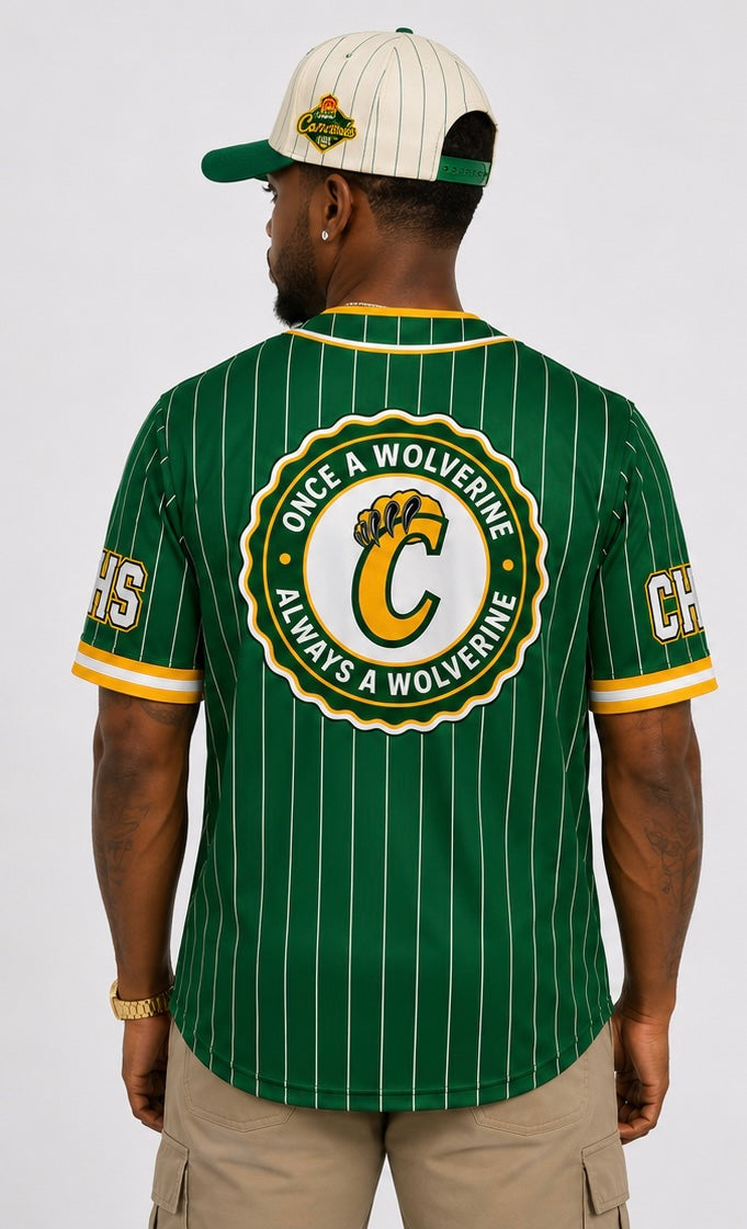 Carver Series Pinstripe Baseball Jersey
