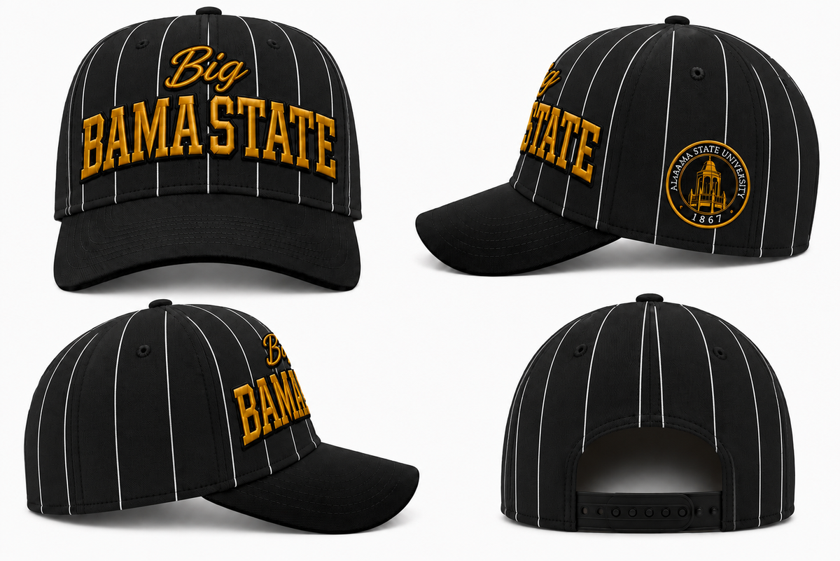 BIG BAMA STATE PINSTRIPE SNAPBACK HAT