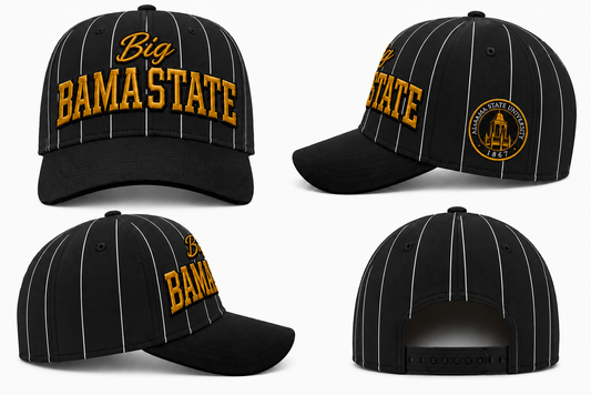 BIG BAMA STATE PINSTRIPE SNAPBACK HAT