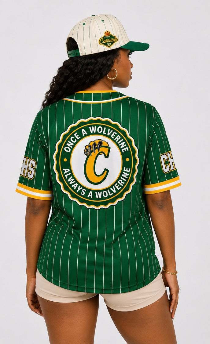 Carver Series Pinstripe Baseball Jersey