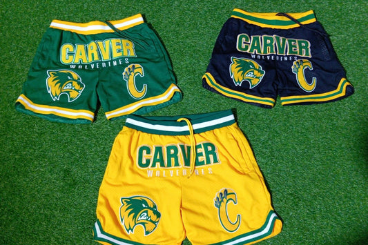Carver Wolverine Retro Game Shorts